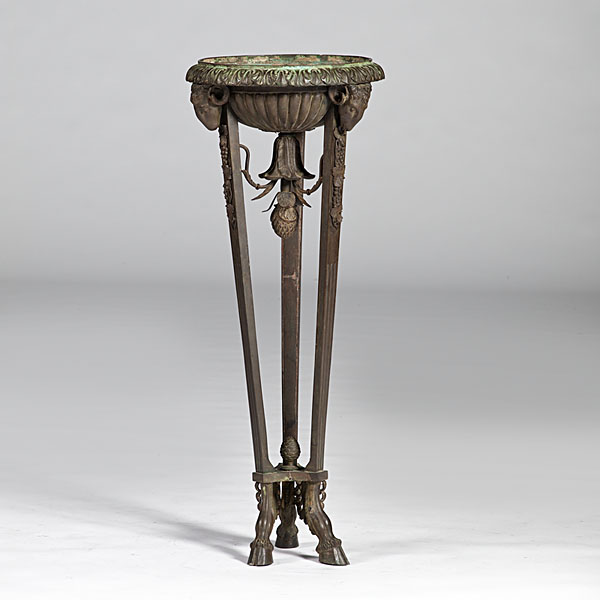 Robert Adam-style Bronze Fern Stand