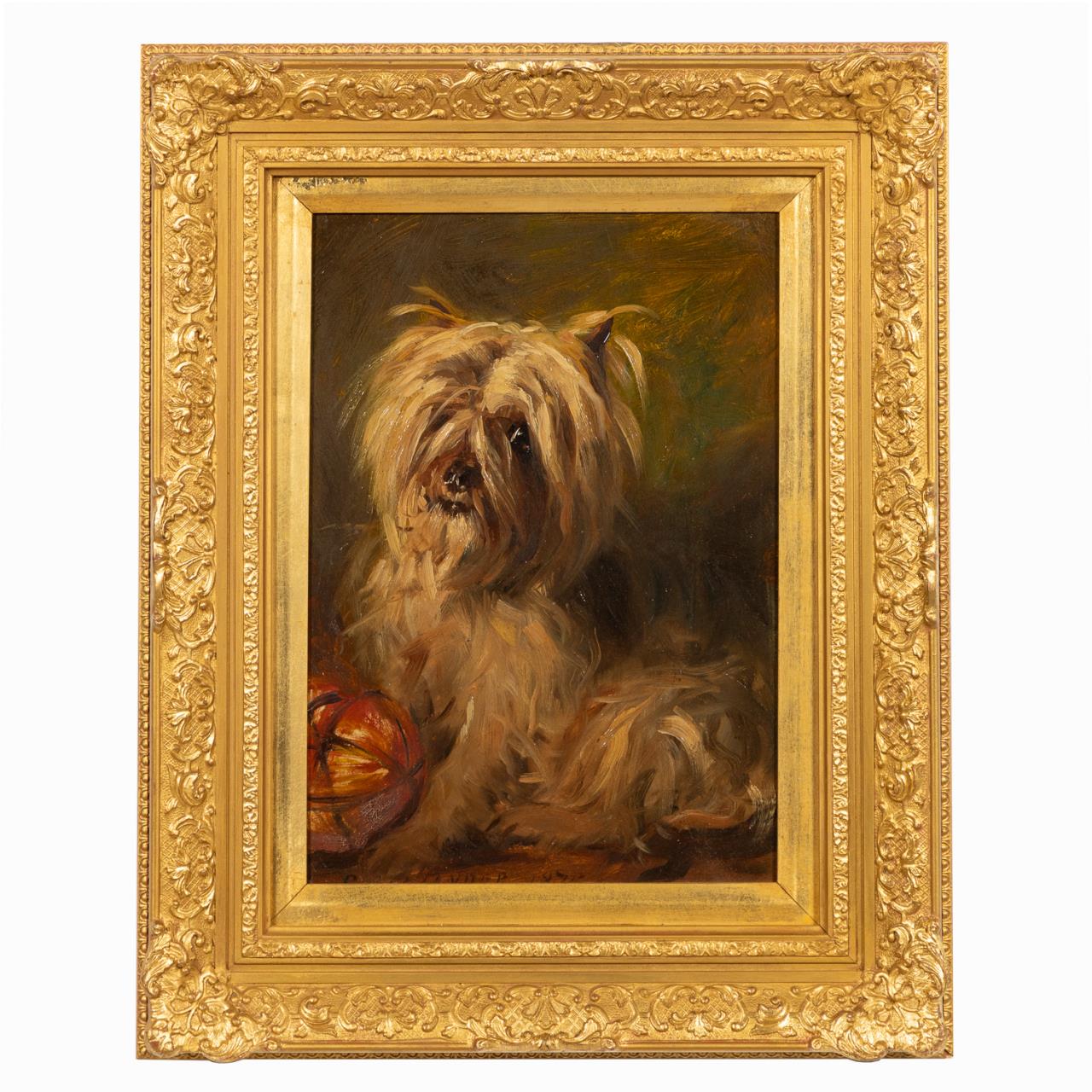 ROBERT ALEXANDER, DOG PORTRAIT, OIL