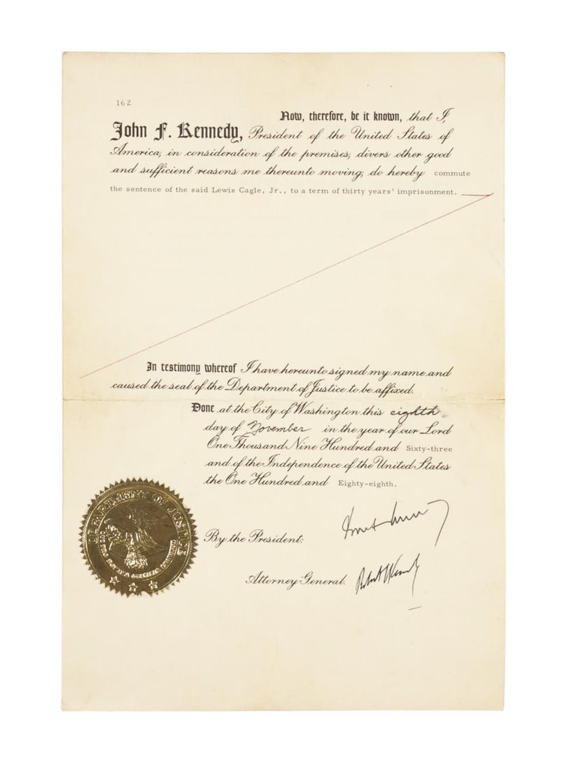ROBERT AND JOHN F. KENNEDY SIGNED