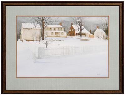 Robert B. Dance watercolor