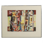 ROBERT BARNARD 1922-2010 CUBIS