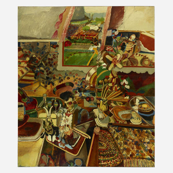 Robert Barnes b.1934. Interior.