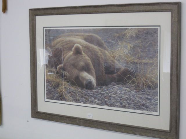 Robert Bateman Lithograph bear at