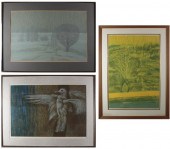ROBERT BURKERT THREE SCREENPRI