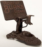 ROBERT BURNS CAST IRON CIGAR C