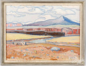 ROBERT C. ZUPPKE, OIL ON ARTIS