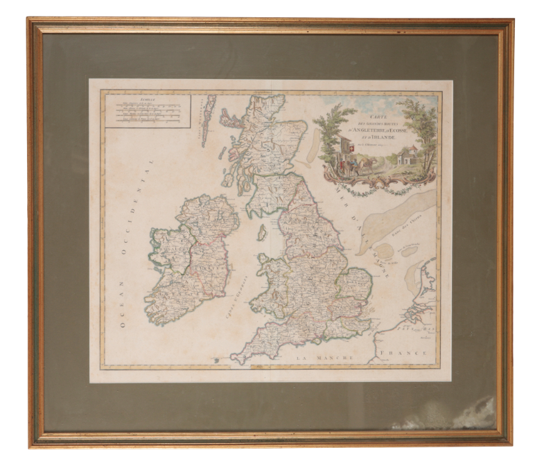 ROBERT, ‘CARTE DES GRANDES ROUTES