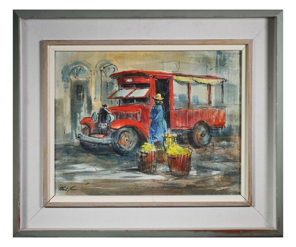 ROBERT CHASE, OIL ON BOARD,