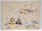 ROBERT CHEE ORIGINAL GOUACHE P
