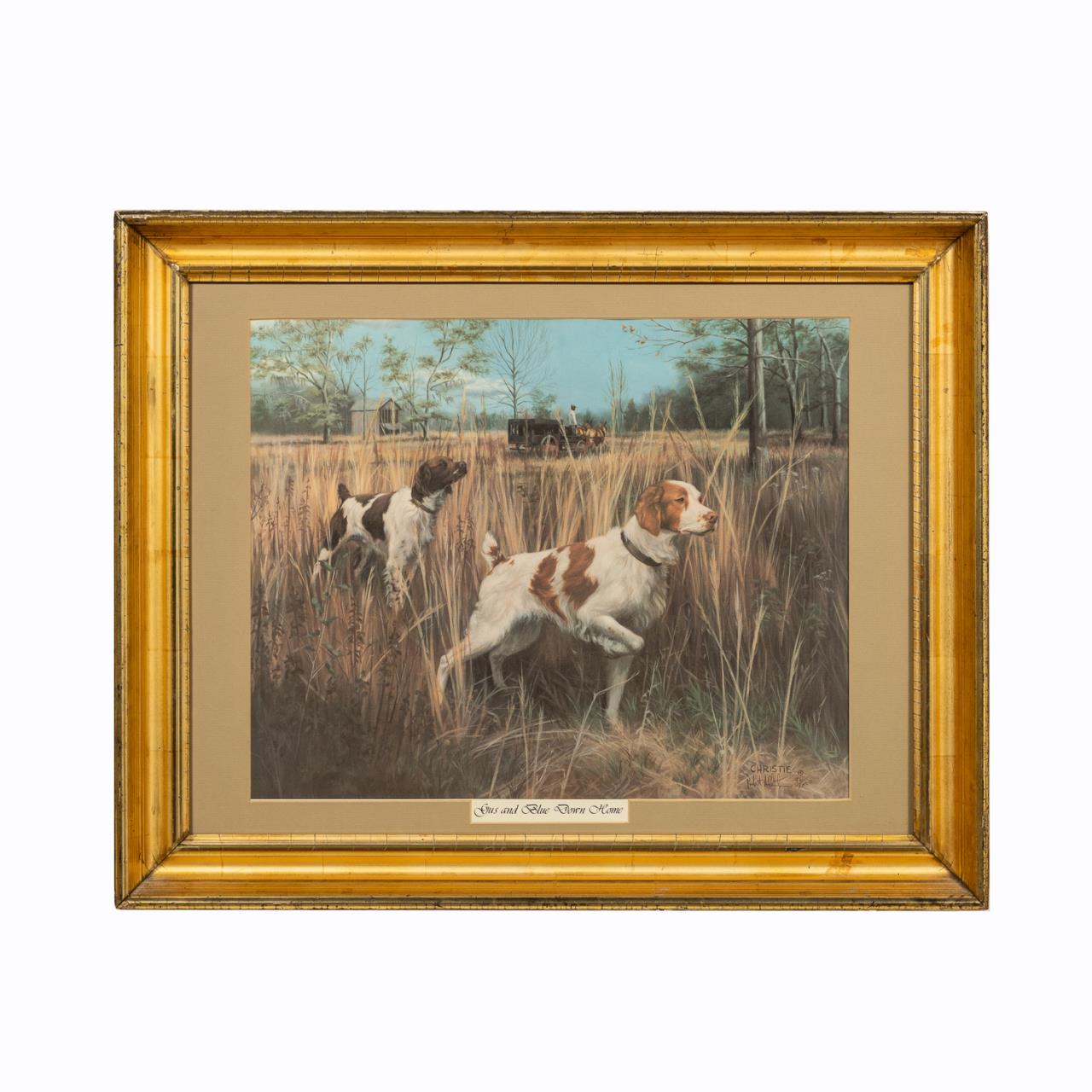 ROBERT CHRISTIE, HUNTING DOG,