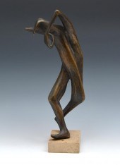 ROBERT COOK, MIME, 1962, BRONZ