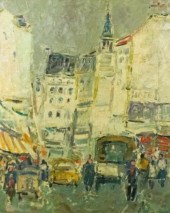 ROBERT COUTELAS OIL ON CANVAS