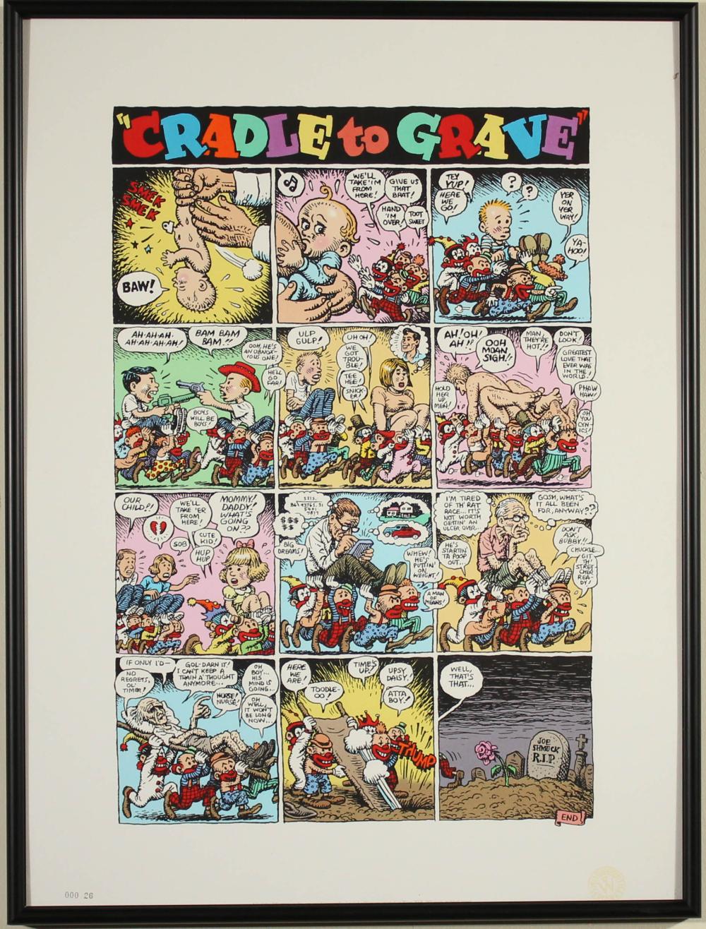 ROBERT CRUMB SERIGRAPHROBERT