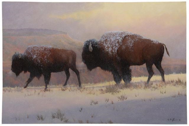 ROBERT DE LEON (B.1953) WESTERN