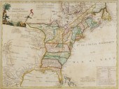 ROBERT DE VAUGONDY, MAP OF THE