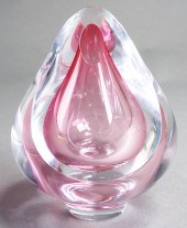 ROBERT DEEBLE ART GLASS VASE,
