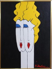 ROBERT DUBEC OIL ON CANVASROBE