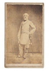 Robert E. Lee Autographed CDV