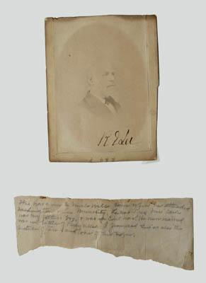 Robert E. Lee signed photograph,