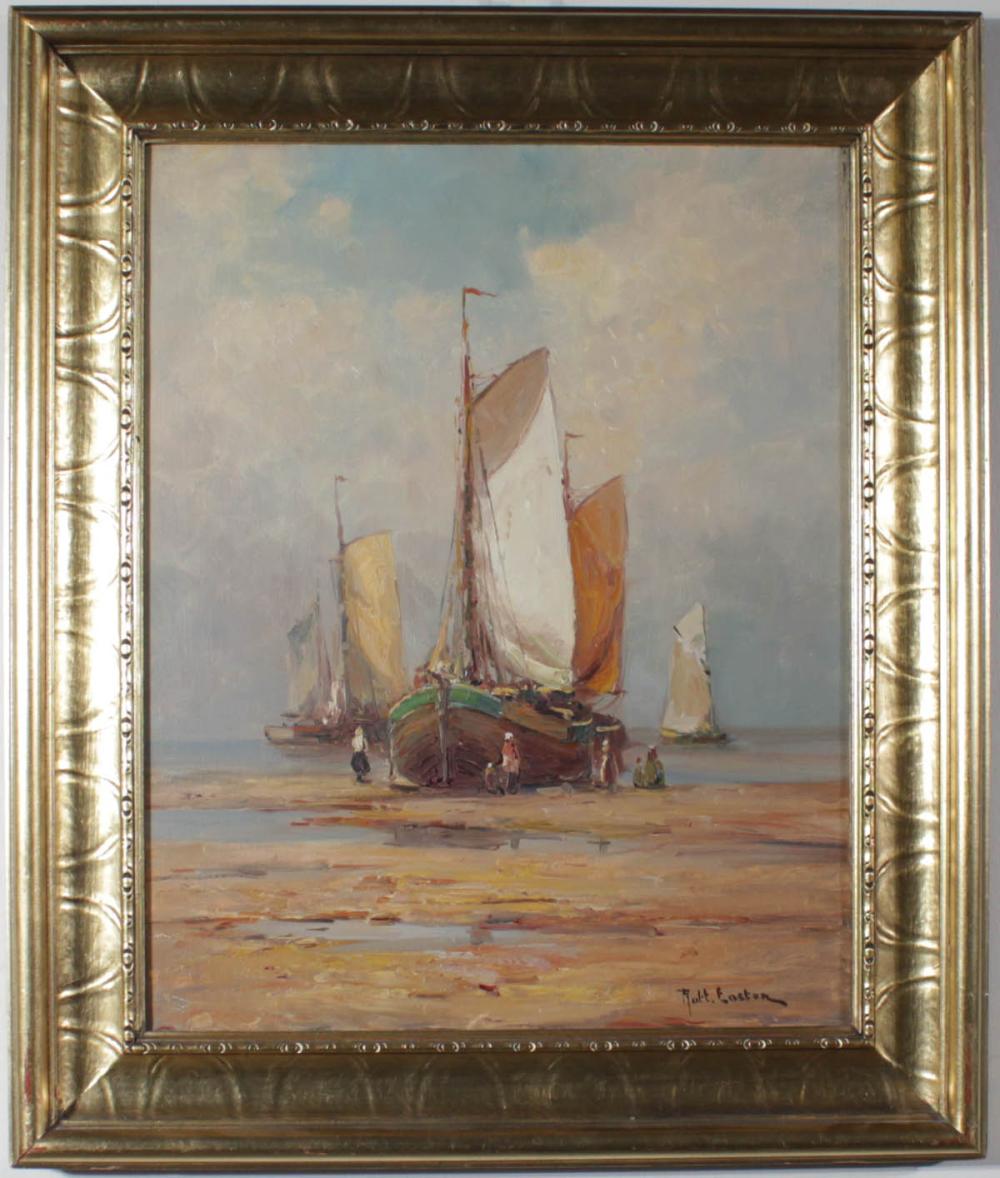 ROBERT EASTON OIL ON CANVASROBERT