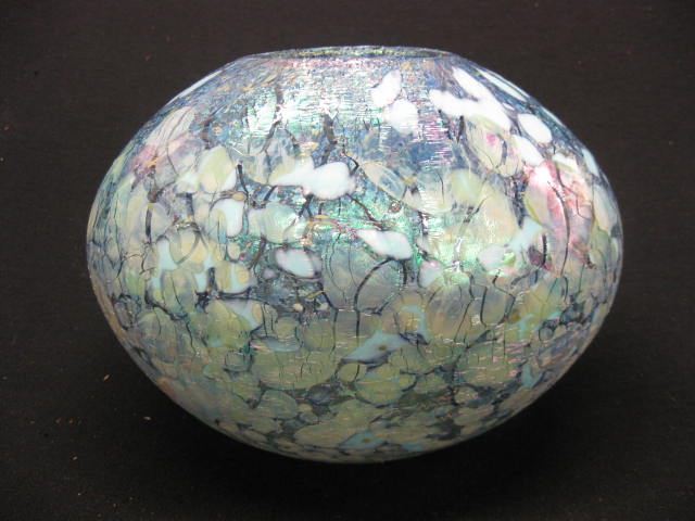 Robert Eickholt Art Glass Vase
