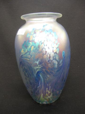 Robert Eickholt Art Glass Vase