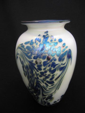 Robert Eickholt Art Glass Vase