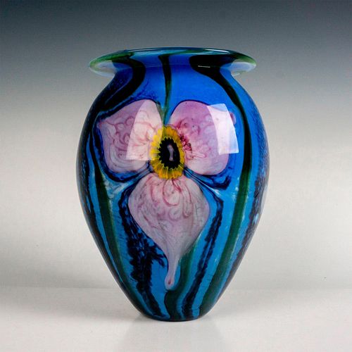 ROBERT EICKHOLT ART GLASS VASE