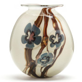 ROBERT EICKHOLT, ART GLASS VAS