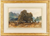 ROBERT FRIER WATERCOLOR LANDSC