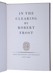ROBERT FROST SIGNED LTD ED OF