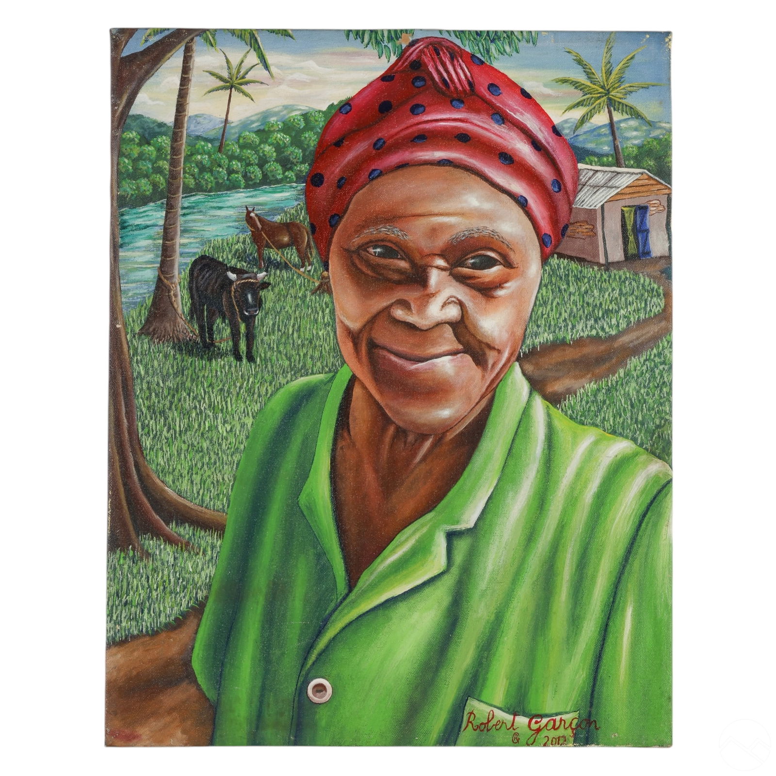 ROBERT GARCON 20C HAITIAN WOMAN