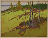 ROBERT GENN BIRCH TREE LANDSCA
