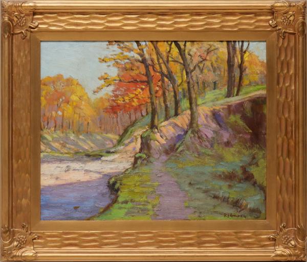 ROBERT GILDER (1856-1940) OIL ON