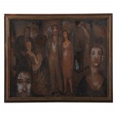 ROBERT GIRON. FIGURES IN AN IN