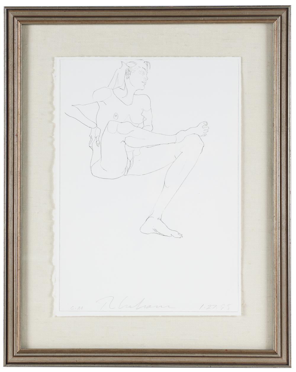 ROBERT GRAHAM: SEATED NUDEJanuary