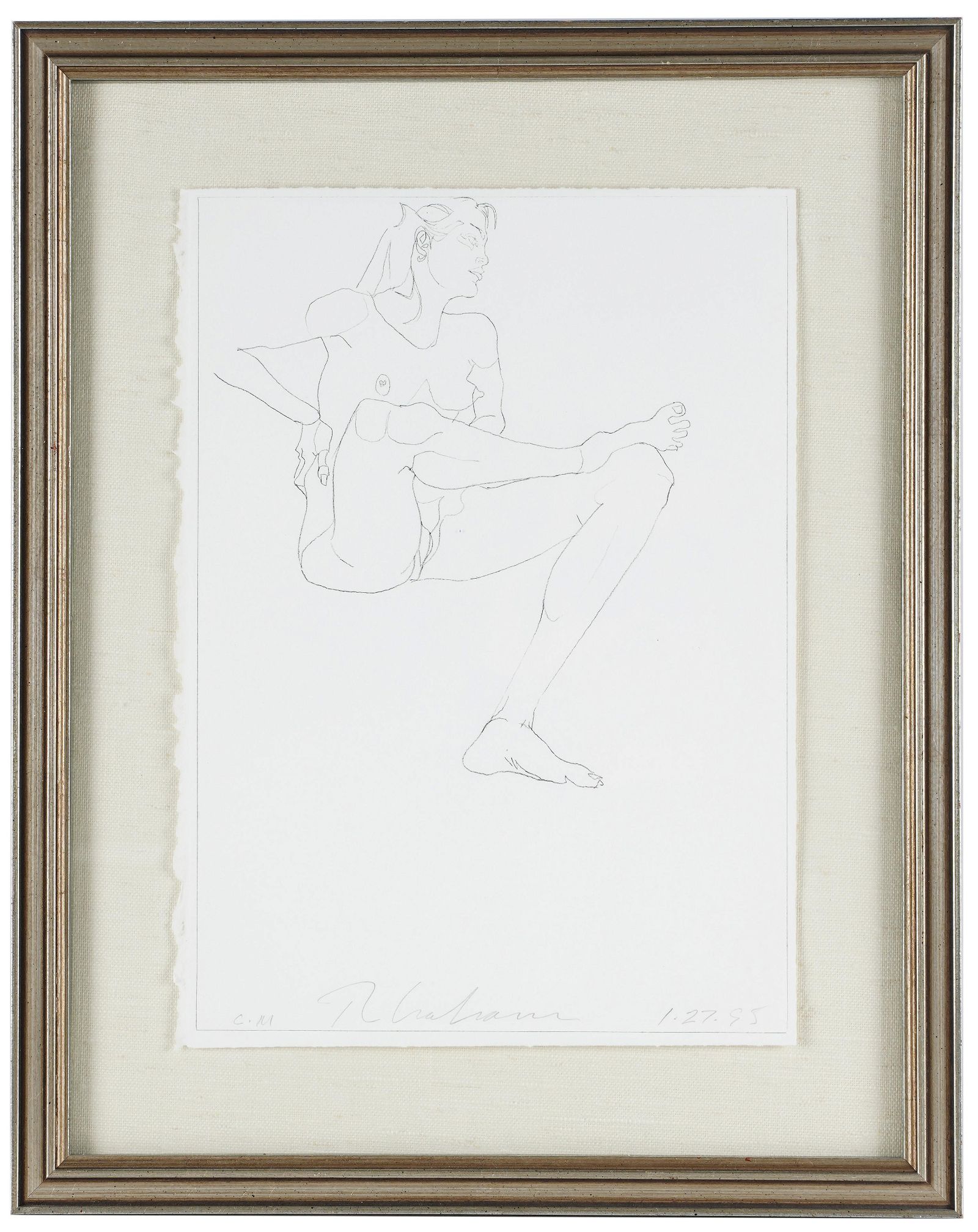 ROBERT GRAHAM: SEATED NUDEJanuary