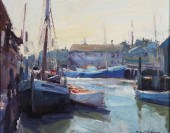 ROBERT GRUPPE, OIL ON PANEL, M