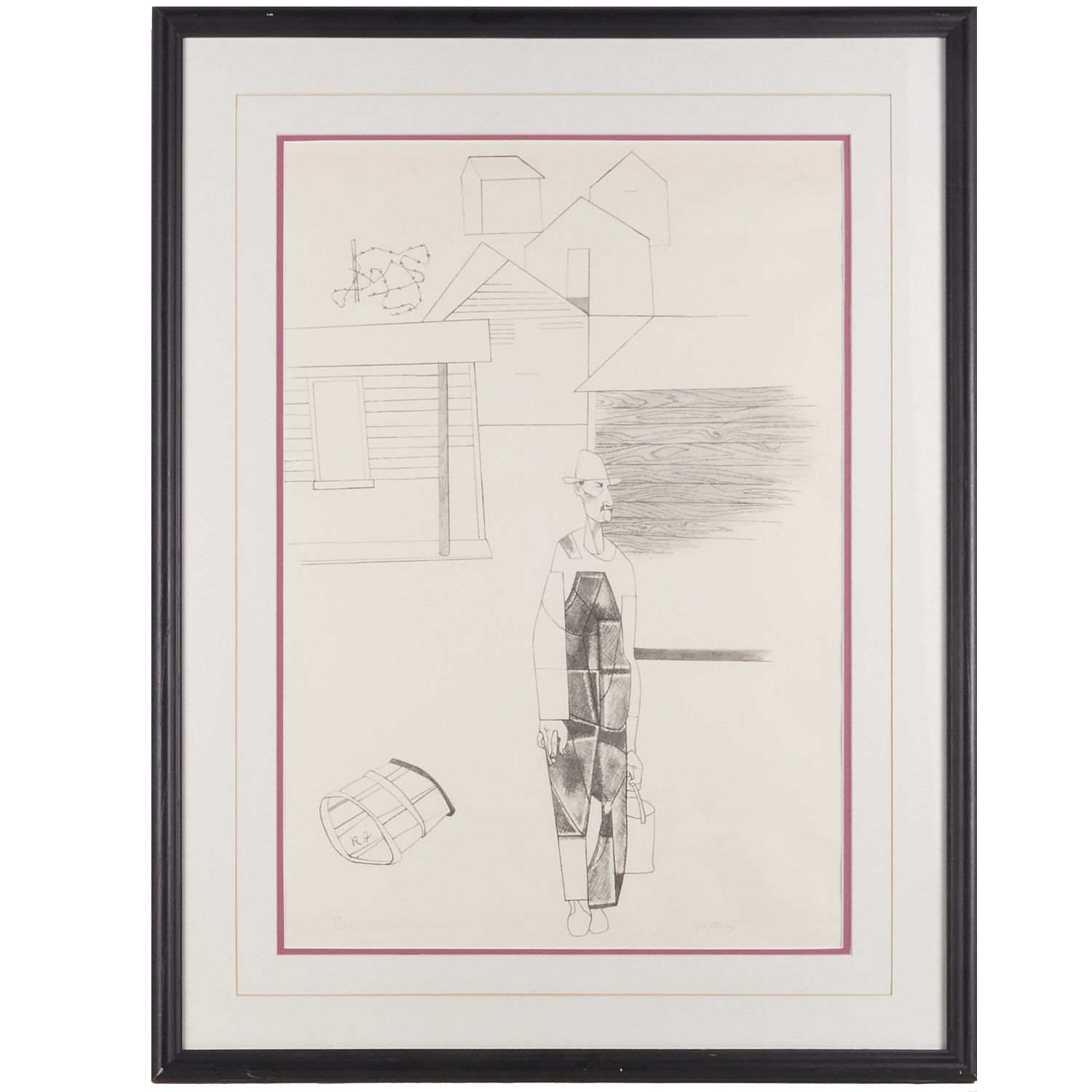 ROBERT GWATHMEY, LITHOGRAPH