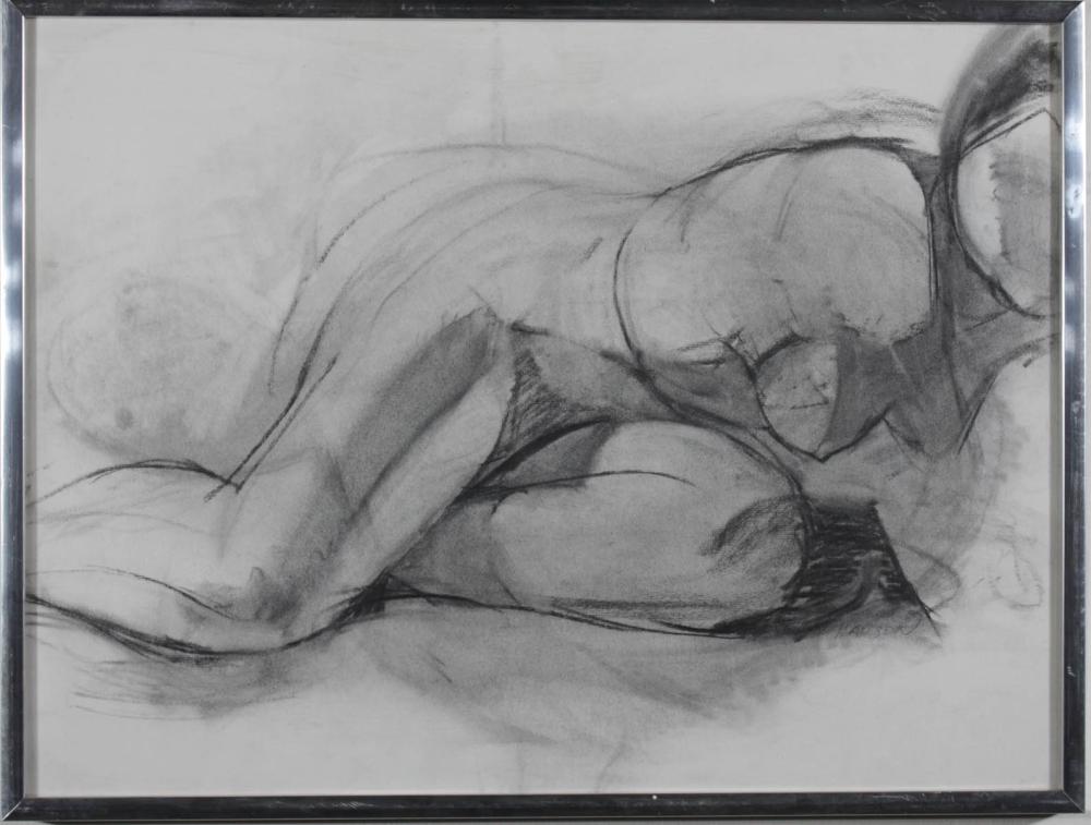 ROBERT HANSON CHARCOAL ON