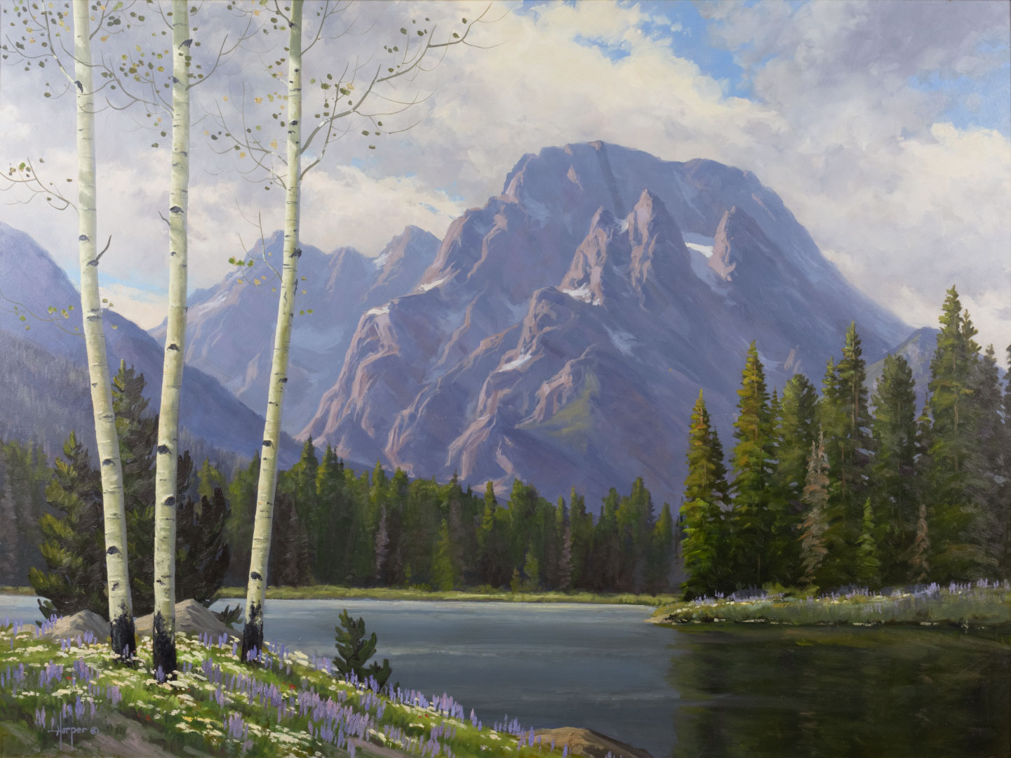 ROBERT HARPER (1957- ), MOUNT MORAN
