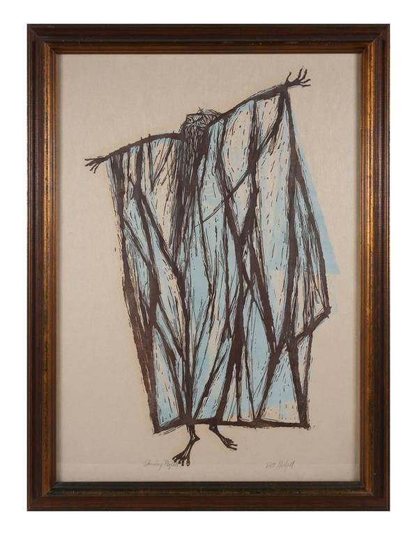 ROBERT HODGELL, LINOLEUM PRINT,