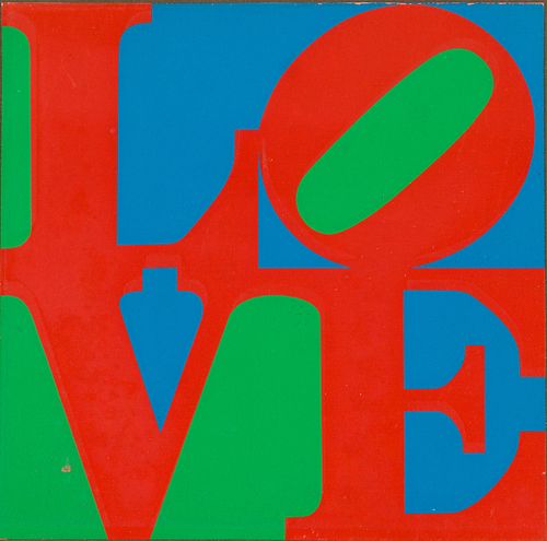 ROBERT INDIANA (1928 - 2018), LOVE,