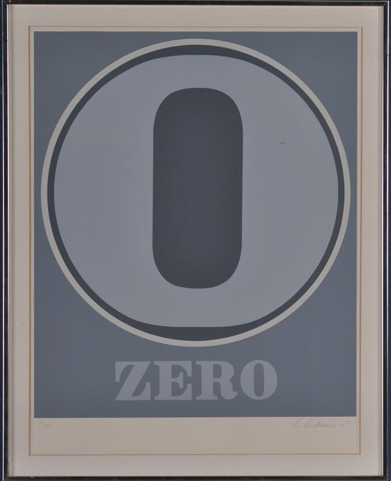 ROBERT INDIANA (b. 1928): "0"