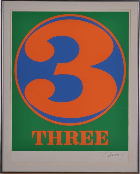 ROBERT INDIANA (b. 1928): "3"