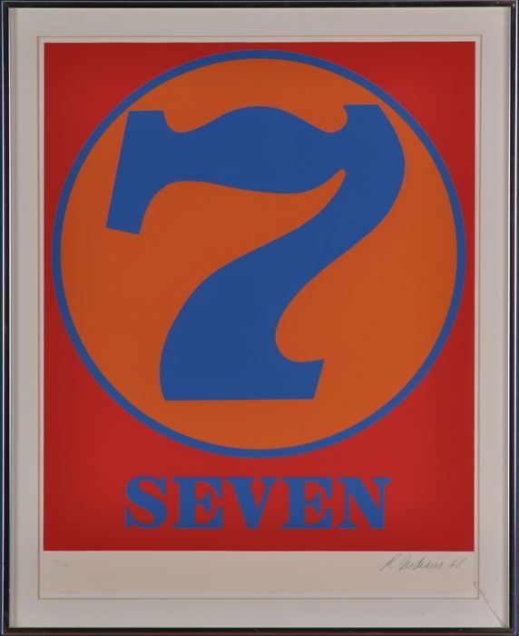 ROBERT INDIANA (b. 1928): "7"