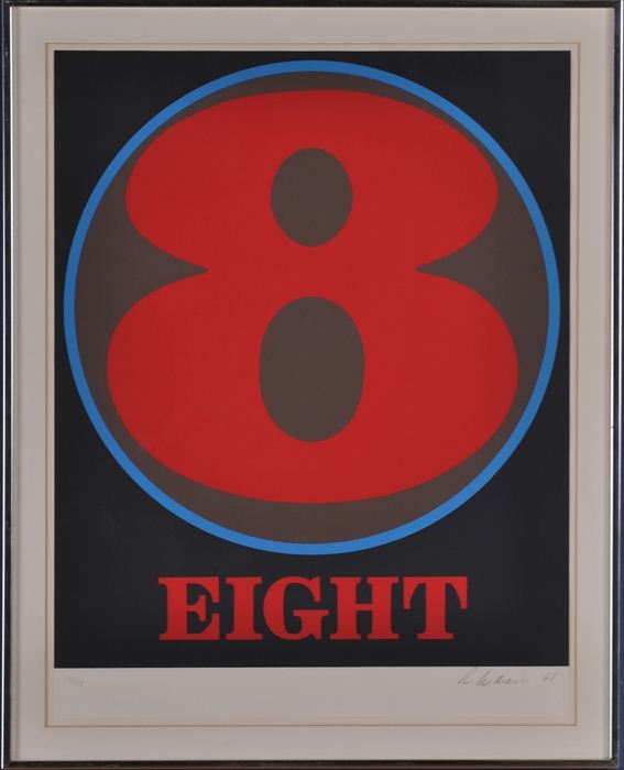 ROBERT INDIANA (b. 1928): "8"