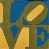 ROBERT INDIANA, CHOSEN LOVE, W