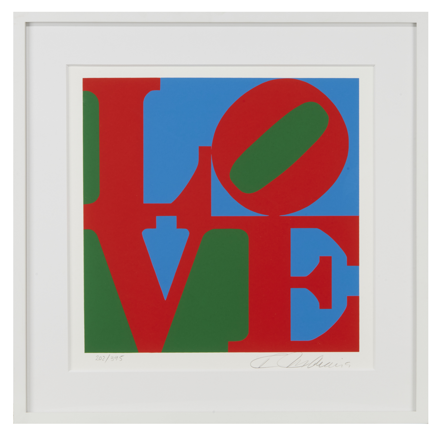ROBERT INDIANA, SCREENPRINT IN