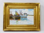 ROBERT JOHNSON PAINTING FISHIN